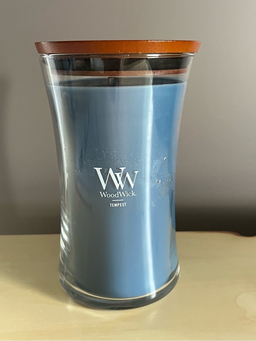 New WoodWick Tempest  Crackling Candle 21.5 Oz.